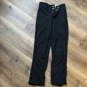 Kids Black baseball Performance Pants